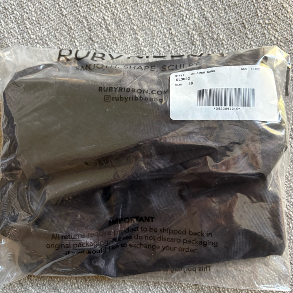 Ruby Ribbon Original Cami Black - Picture 4 of 4